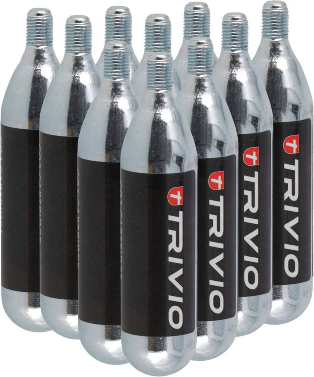 Trivio - CO2 Patronen 16 Gram 10 Stuks Voordeelpakket 3 Trivio - CO2 Patronen 16 Gram 10 Stuks Voordeelpakket