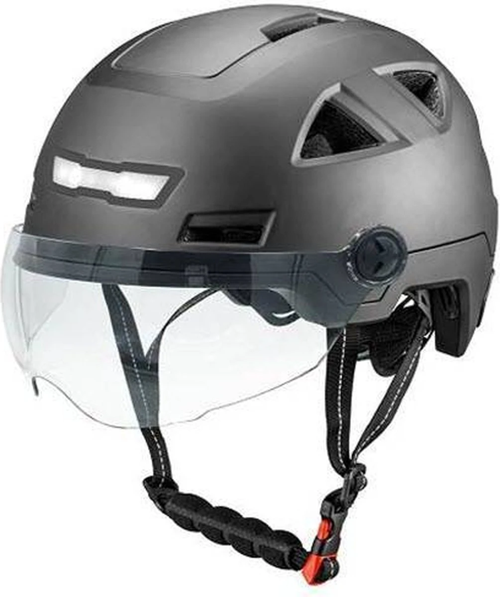 Vito E-Light Speed Pedelec Helm Met Vizier Mat Zwart S/M 55/58cm | Snorfiets Helm Snorscooter | Geschikt Voor Helmplicht 3 Vito E-Light Speed Pedelec Helm Met Vizier Mat Zwart S/M 55/58cm | Snorfiets Helm Snorscooter | Geschikt Voor Helmplicht