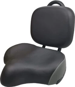 Merkloos Rugleuning Zadel - Fietszadel Met Rugleuning - Oversized - Comfortabel Zacht Zadel - Met PU Kussen -Fietsuitrusting Winkel 1028x1200 1