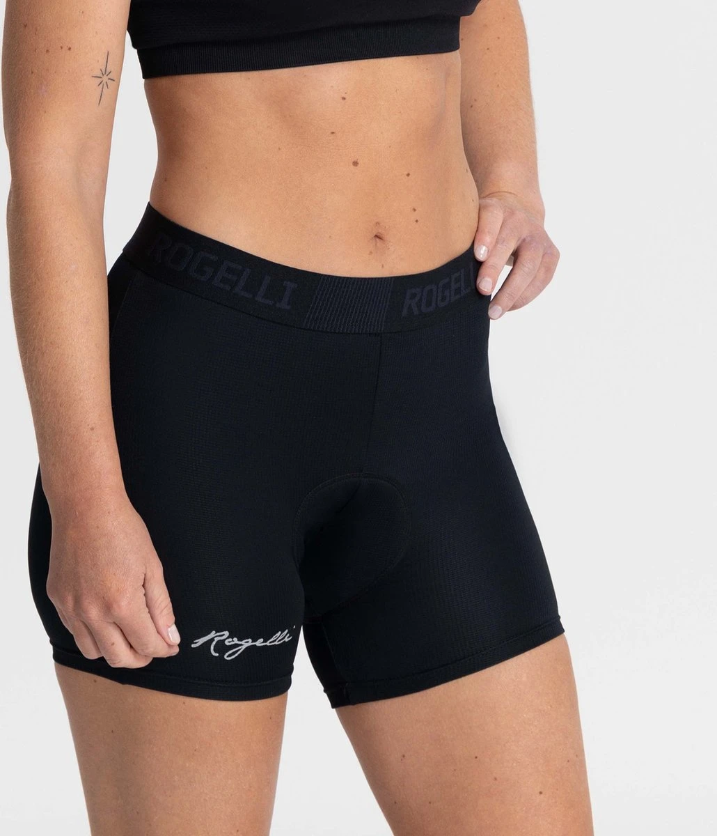 Rogelli Boxer For Ladies - Fiets-Ondershort Met Zeem - Dames - Maat L - Zwart 5 Rogelli Boxer For Ladies - Fiets-Ondershort Met Zeem - Dames - Maat L - Zwart - Afbeelding 3