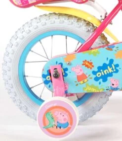 Volare Peppa Pig Kinderfiets - Meisjes - 12 Inch - Roze -Fietsuitrusting Winkel 1043x1200