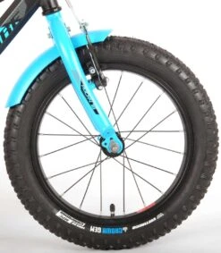 Volare Rocky Kinderfiets - 16 Inch - Zwart Blauw - 95% Afgemonteerd - Prime Collection -Fietsuitrusting Winkel 1049x1200