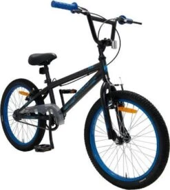 Amigo Fly - BMX Fiets 20 Inch - Fietscross Voor Jongens En Meisjes - Zwart/Blauw -Fietsuitrusting Winkel 1069x1200