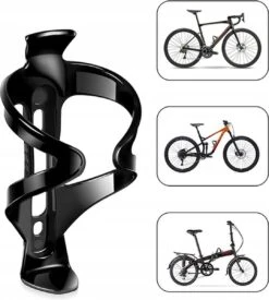 Merkloos Universele Bidonhouders Fiets - Sterke En Flexibele Structuur - Afmeting 14.5x7.5x7.6cm - Zwart -Fietsuitrusting Winkel 1077x1200 3