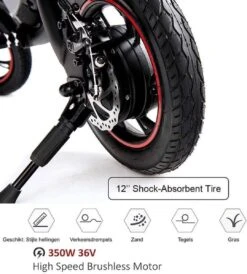 Windgoo B3 Mini-scooter - Opvouwbare Fiets - Zwart 15 Windgoo B3 Mini-scooter - Opvouwbare Fiets - Zwart -Fietsuitrusting Winkel 1080x1200