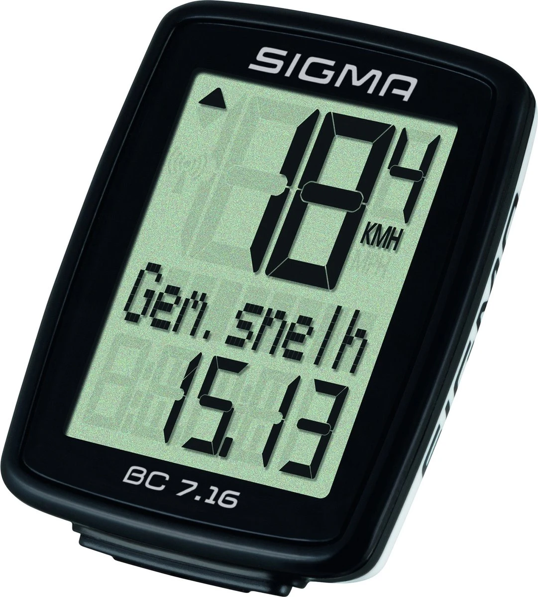 Sigma Fietscomputer BC 7.16 - Zwart 4 Sigma Fietscomputer BC 7.16 - Zwart - Afbeelding 2
