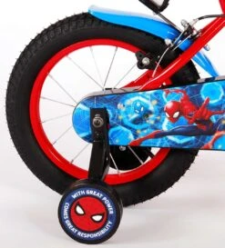 Spider-Man Kinderfiets - Jongens - 14 Inch - Rood/Blauw - Twee Handremmen 19 Spider-Man Kinderfiets - Jongens - 14 Inch - Rood/Blauw - Twee Handremmen -Fietsuitrusting Winkel 1087x1200