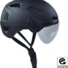 Lightyourbike ROADSTER ® Speed Pedelec Helm Met Vizier & Verlichting - NTA 8776 - Helm Snorscooter - Helm Speed Pedelec - Zwart -Fietsuitrusting Winkel 1104x1200