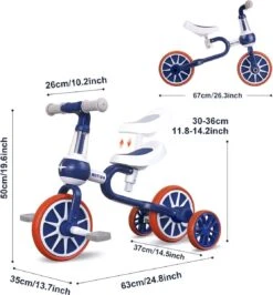 3 In 1 - Multifunctioneel Ombouwbare Kinderdriewieler - Kinder Trike - Peuterfiets - Kinder Fiets - Verstelbaar Zadel - Lichtgewicht - Lefvrije Banden -Ombouwbaar Tot Loopfiets, Driewieler, Tweewieler - Voor Kinderen Van 1-51 Jaar Roze 8 3 In 1 - Multifunctioneel Ombouwbare Kinderdriewieler - Kinder Trike - Peuterfiets - Kinder Fiets - Verstelbaar Zadel - Lichtgewicht - Lefvrije Banden -Ombouwbaar Tot Loopfiets, Driewieler, Tweewieler - Voor Kinderen Van 1-51 Jaar Roze -Fietsuitrusting Winkel 1114x1200