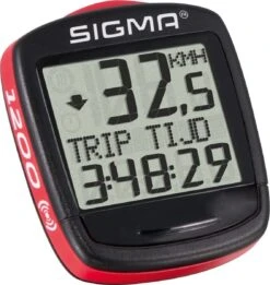 Sigma Fietscomputer Draadloos Baseline 1200