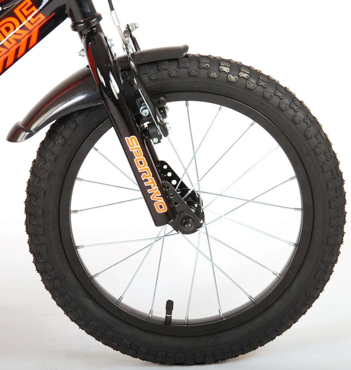 Volare Sportivo Kinderfiets - Jongens - 16 Inch - Neon Oranje Zwart - 95% Afgemonteerd 9 Volare Sportivo Kinderfiets - Jongens - 16 Inch - Neon Oranje Zwart - 95% Afgemonteerd - Afbeelding 7