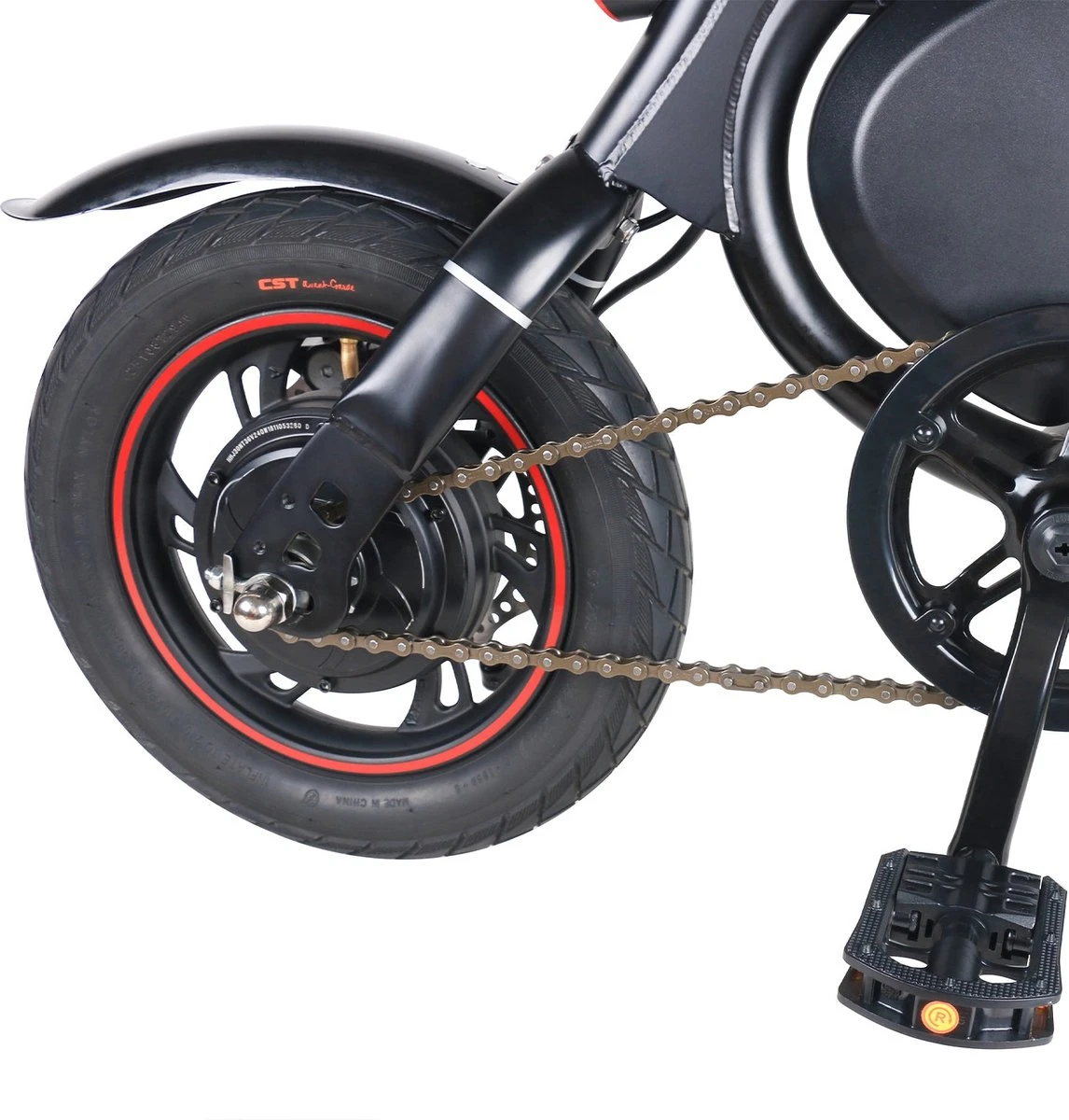 Merkloos Windgoo - B3 Pro V2 - Elektrische Long-Range E-Bike Met Trappers - E-bike - 25Km / H - Zwart 9 Merkloos Windgoo - B3 Pro V2 - Elektrische Long-Range E-Bike Met Trappers - E-bike - 25Km / H - Zwart - Afbeelding 7