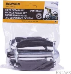 ESTARK® Klassieke Fietspedalen - Set Van Twee - Anti-Slip Fietspedalen Set Met Reflectoren - Pedaal Zwart Zilver - Fiets Pedalen Trappers Fiets Pedaal - Fietstrappers - Losse Trappers - 2 STUKS - Pedalen -Fietsuitrusting Winkel 1147x1200 5