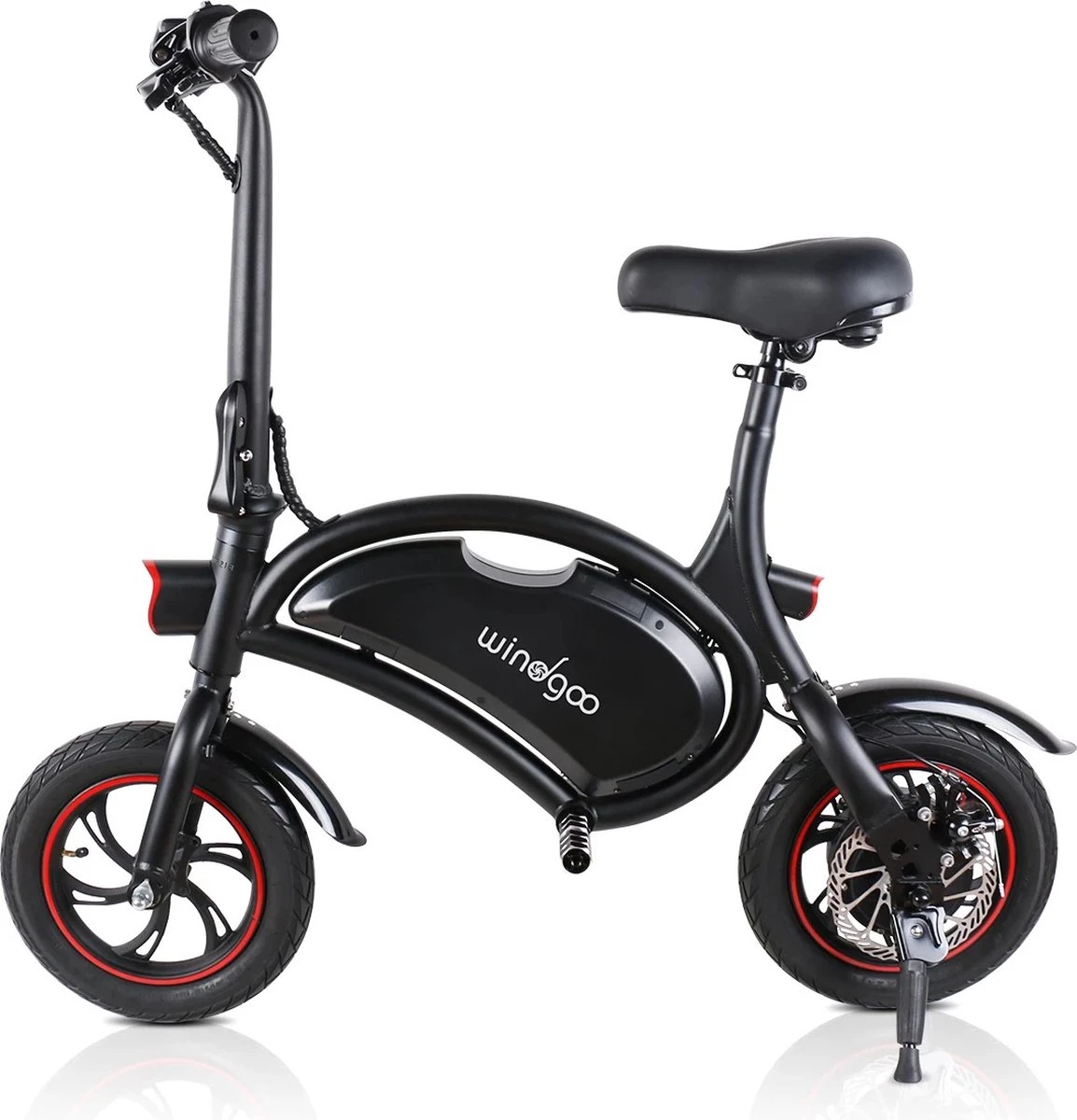 Windgoo B3 Mini-scooter - Opvouwbare Fiets - Zwart 5 Windgoo B3 Mini-scooter - Opvouwbare Fiets - Zwart - Afbeelding 3
