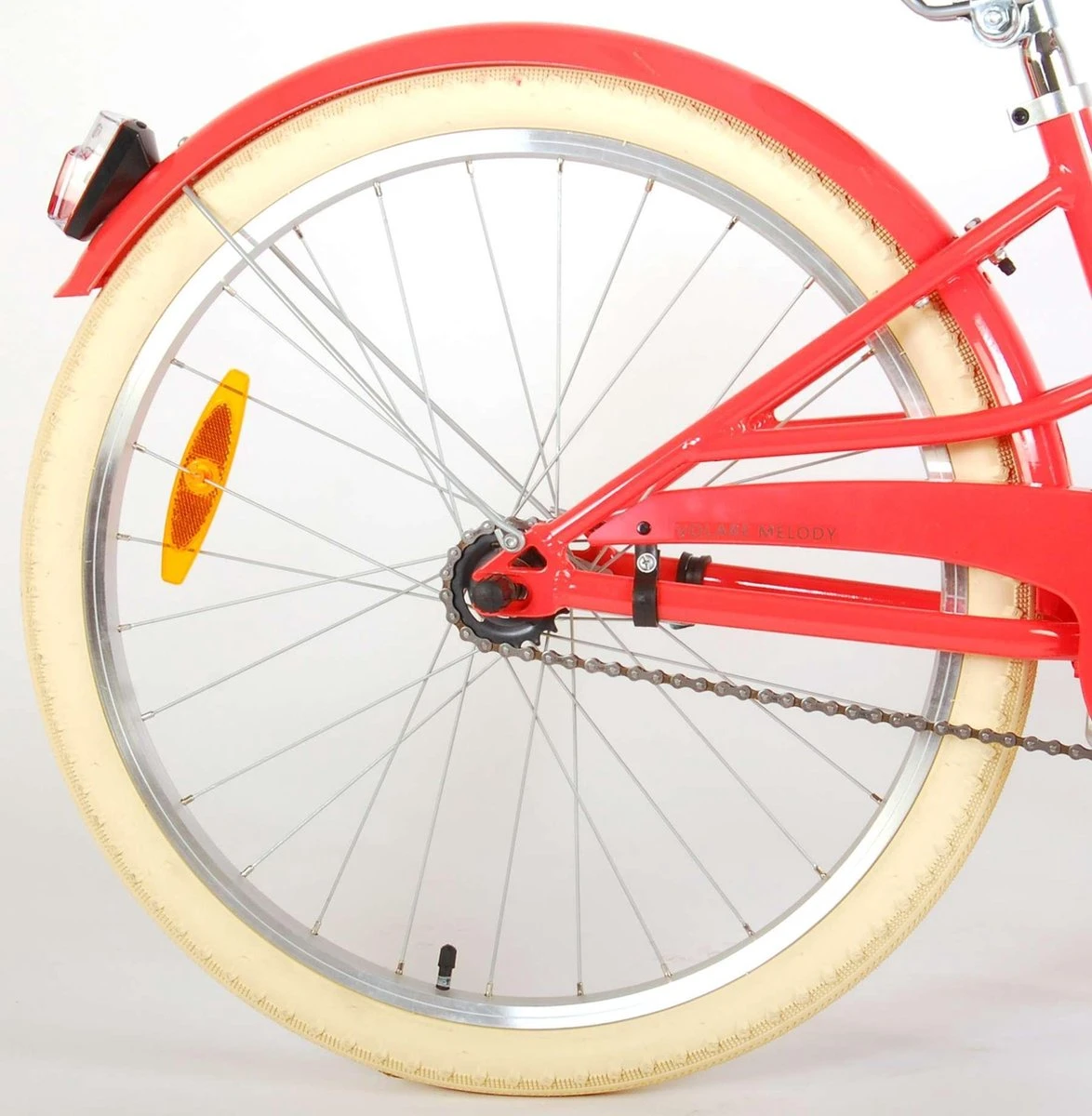 Volare Melody Kinderfiets - Meisjes - 24 Inch - Koraal Rood - Prime Collection 12 Volare Melody Kinderfiets - Meisjes - 24 Inch - Koraal Rood - Prime Collection - Afbeelding 10