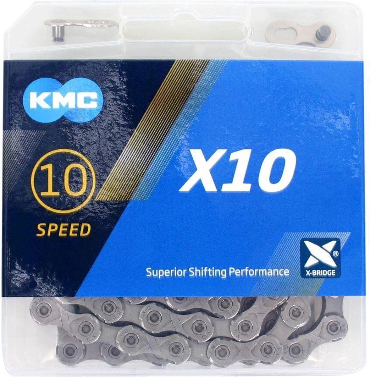 KMC X10 Grijs Fietsketting 3 KMC X10 Grijs Fietsketting