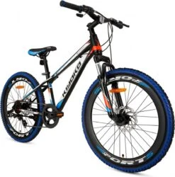 Supersuper Kiyoko Kinder Mountainbike - 7 Versnellingen - 24 Inch - Jongens - Zwart/Blauw -Fietsuitrusting Winkel 1186x1200 2