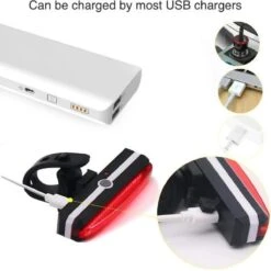 Merkloos LED Fiets Achterlicht USB Oplaadbare - Marktleider 110 Lumen Helderheid - IP65 Waterbestendig - Supersnel Installatie - Horizontaal Of Verticaal - Voor Zadel, Zadelpen Of Helm -Fietsuitrusting Winkel 1198x1200 13