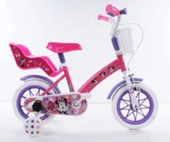 Disney Minnie Cutest Ever! Kinderfiets - Meiden - 12 Inch - Roze - Doortrapper