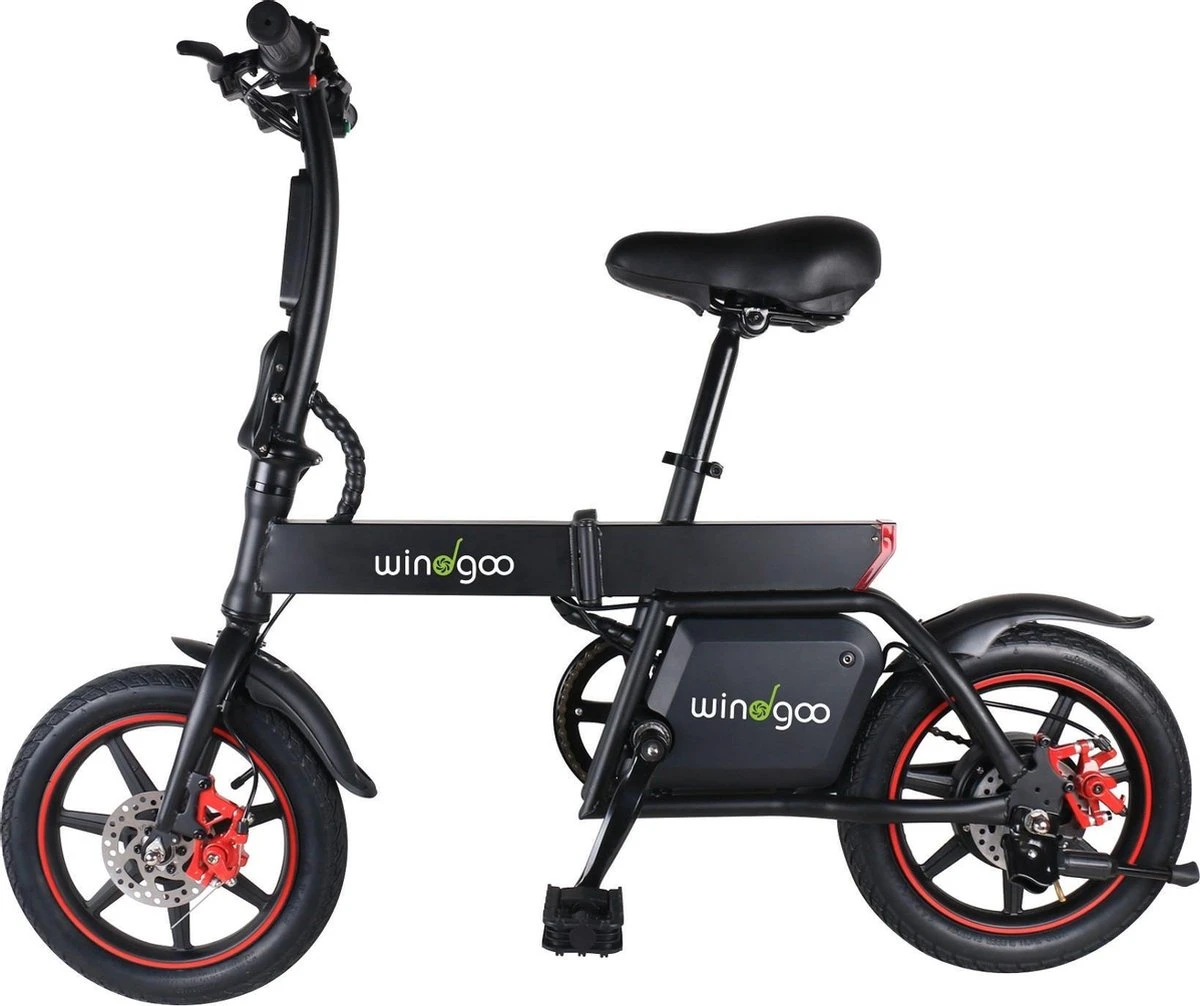 Windgoo B-20 Elektrische Vouwfiets - Snelheid 20 Km/h - 15 Km Bereik - Schijfremmen 3 Windgoo B-20 Elektrische Vouwfiets - Snelheid 20 Km/h - 15 Km Bereik - Schijfremmen