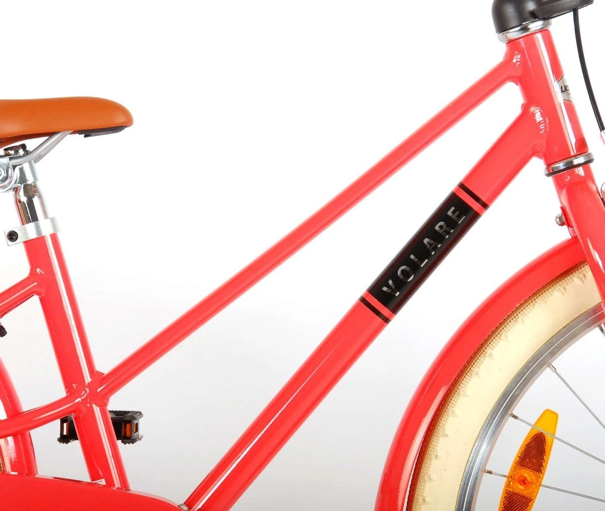 Volare Melody Kinderfiets - Meisjes - 24 Inch - Koraal Rood - Prime Collection 9 Volare Melody Kinderfiets - Meisjes - 24 Inch - Koraal Rood - Prime Collection - Afbeelding 7