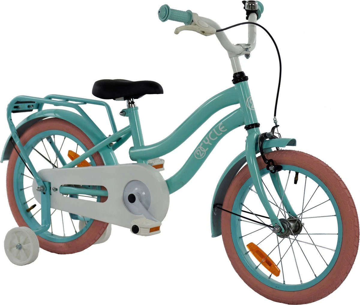 2Cycle Pretty Kinderfiets -16 Inch - Groen - Meisjesfiets 3 2Cycle Pretty Kinderfiets -16 Inch - Groen - Meisjesfiets
