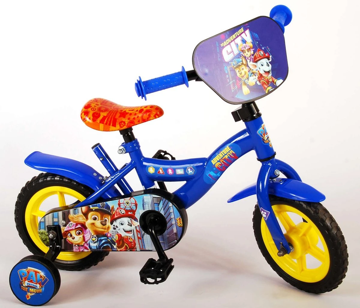 Nickelodeon Paw Patrol The Movie Kinderfiets - Jongens - 10 Inch - Blauw - Doortrapper 7 Nickelodeon Paw Patrol The Movie Kinderfiets - Jongens - 10 Inch - Blauw - Doortrapper - Afbeelding 5