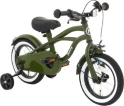 Nogan Harley - Kinderfiets - Jongensfiets - 12 Inch - Leger Groen -Fietsuitrusting Winkel 1200x1029 2