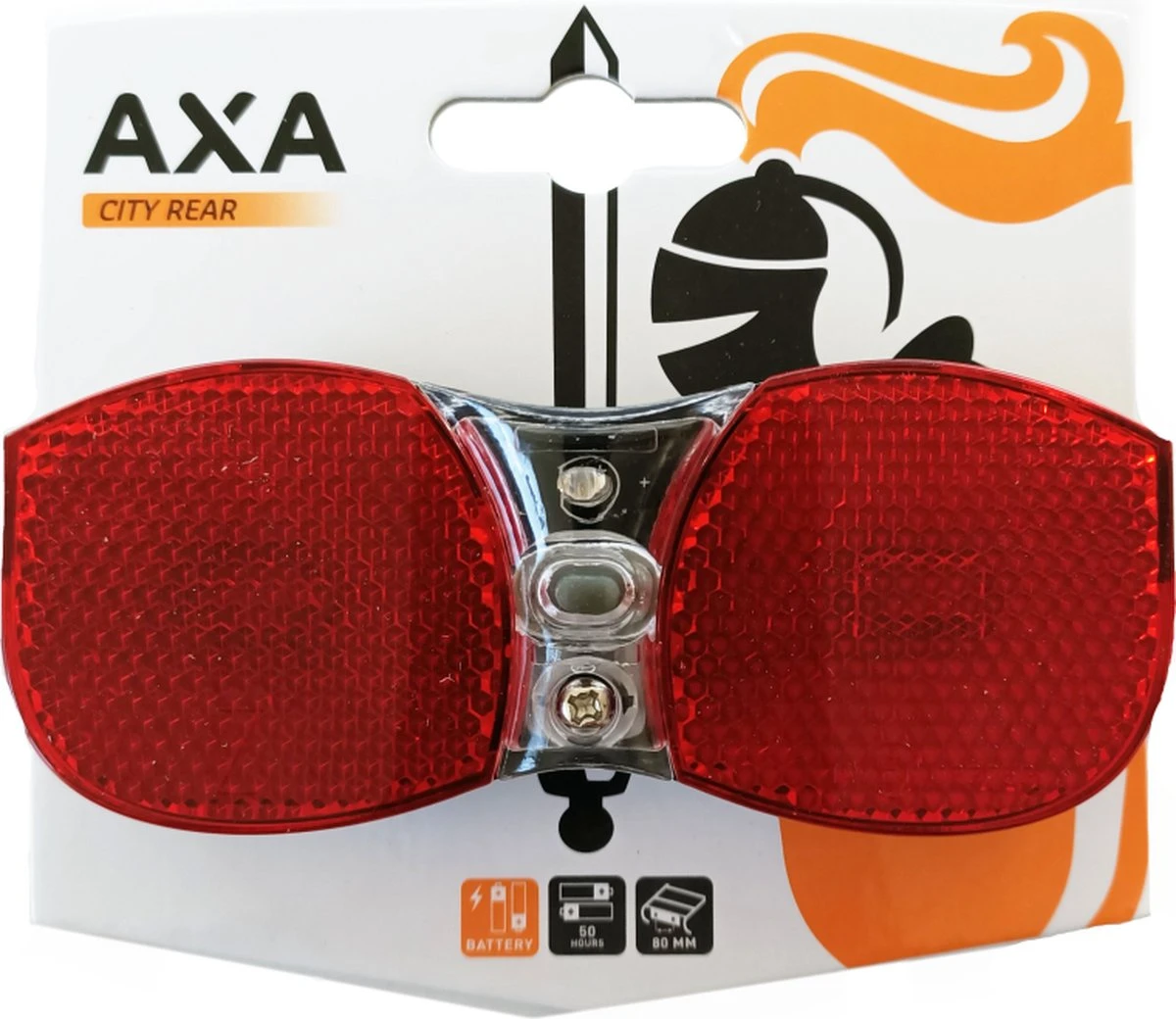 AXA City Rear - Fiets Achterlicht - LED Fietsverlichting Op Batterij – 80 Mm - Rood 7 AXA City Rear - Fiets Achterlicht - LED Fietsverlichting Op Batterij – 80 Mm - Rood - Afbeelding 5