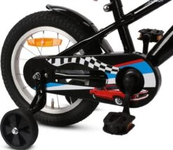 SJOEF Race Jongensfiets 14 Inch - Zwart 12 SJOEF Race Jongensfiets 14 Inch - Zwart -Fietsuitrusting Winkel 1200x1045