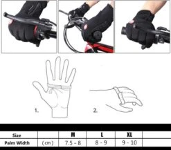 Merkloos Handschoenen - Touchscreen - Grip - Waterafstotend - Thermisch - Wintersport - Ski/Snowboardhandschoenen - Fietshandschoenen - Dames - Maat M - Stretch - Roze -Fietsuitrusting Winkel 1200x1052 3