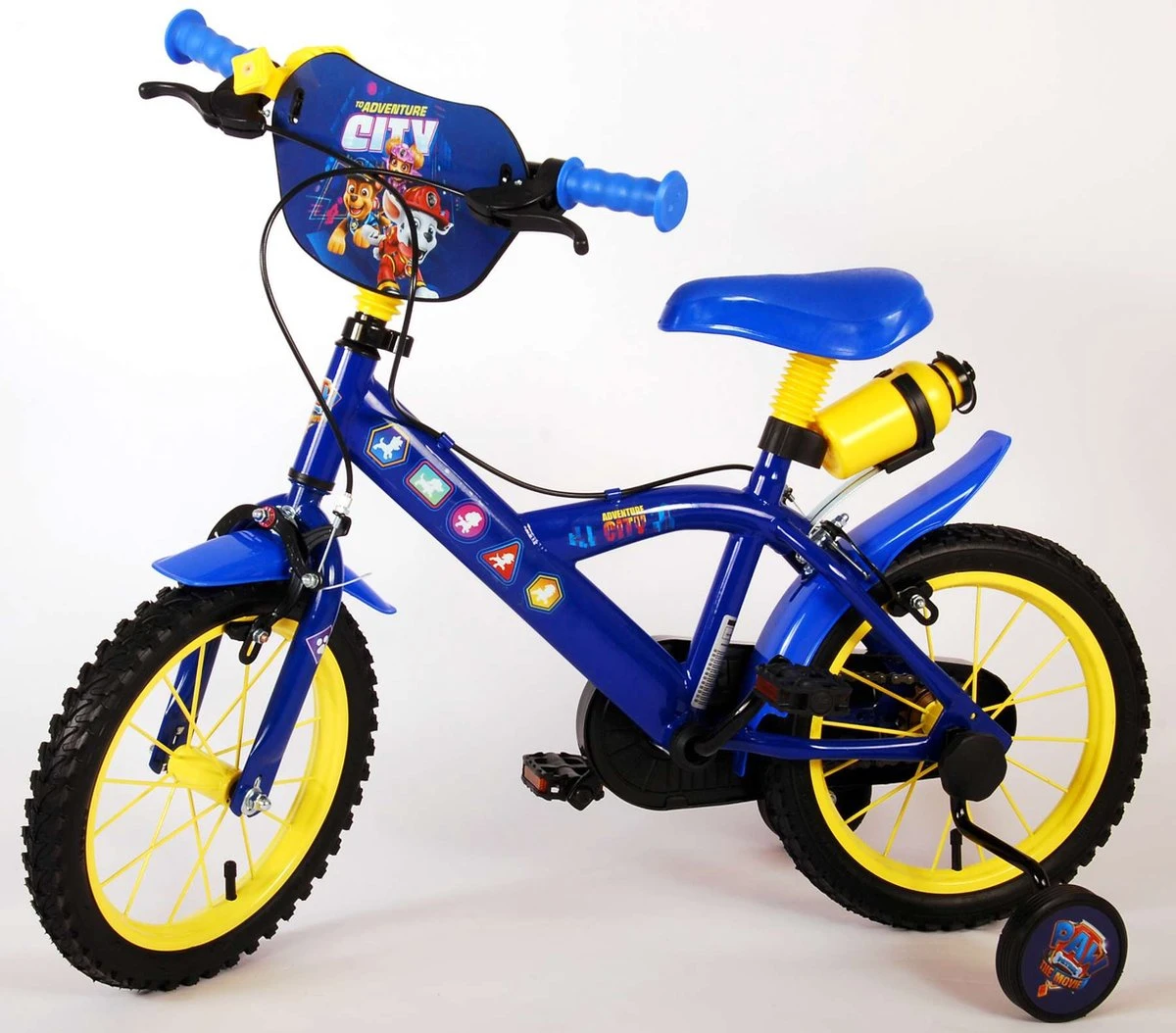 Volare Paw Patrol The Movie Kinderfiets - Jongens - 14 Inch - Blauw - Twee Handremmen 19 Volare Paw Patrol The Movie Kinderfiets - Jongens - 14 Inch - Blauw - Twee Handremmen - Afbeelding 17