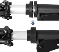 Merkloos Decopatent® PRO Montagestandaard Fiets - 360° Draaibaar - Verstelbaar + Gereedschapsbakje - Fiets Montage Reparatie Standaard -Fietsuitrusting Winkel 1200x1058 4