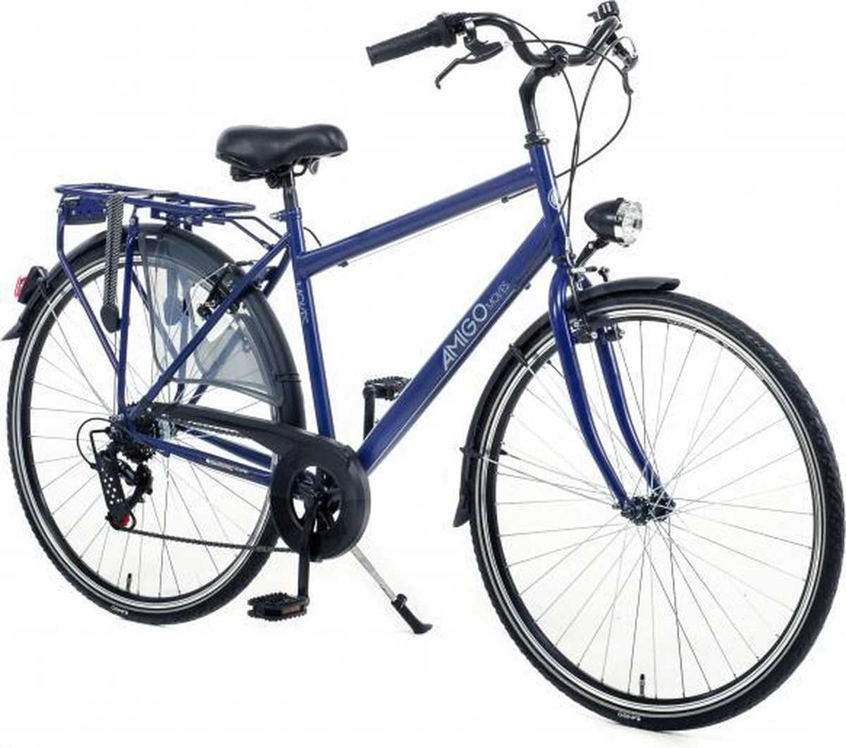 Amigo Moves - Stadsfiets 28 Inch - Herenfiets Met 6 Versnellingen - Matblauw 11 Amigo Moves - Stadsfiets 28 Inch - Herenfiets Met 6 Versnellingen - Matblauw - Afbeelding 9