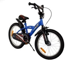 2Cycle Biker Kinderfiets - 18 Inch - Blauw - Jongensfiets -Fietsuitrusting Winkel 1200x1065
