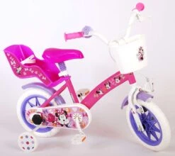 Disney Minnie Cutest Ever! Kinderfiets - Meiden - 12 Inch - Roze - Doortrapper -Fietsuitrusting Winkel 1200x1067