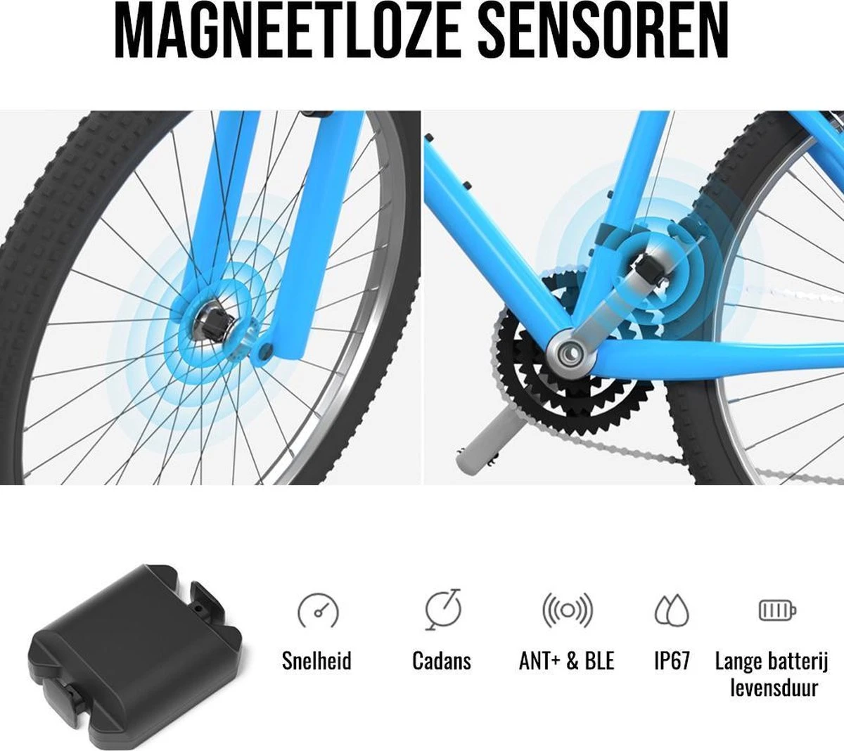 LHP BC200 Fietscomputer Draadloos 3-in-1 Bundel - Hartslagmeter Borstband - Cadanssensor - Kilometerteller GPS - 80+ Functies - 2.4 Inch LCD Scherm - Bluetooth & ANT+ 10 LHP BC200 Fietscomputer Draadloos 3-in-1 Bundel - Hartslagmeter Borstband - Cadanssensor - Kilometerteller GPS - 80+ Functies - 2.4 Inch LCD Scherm - Bluetooth & ANT+ - Afbeelding 8