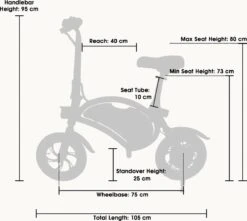 Windgoo - B3 Elektrische Long-Range E-Bike Met Trappers - E-bike - 25Km / H - Wit 17 Windgoo - B3 Elektrische Long-Range E-Bike Met Trappers - E-bike - 25Km / H - Wit -Fietsuitrusting Winkel 1200x1072 1
