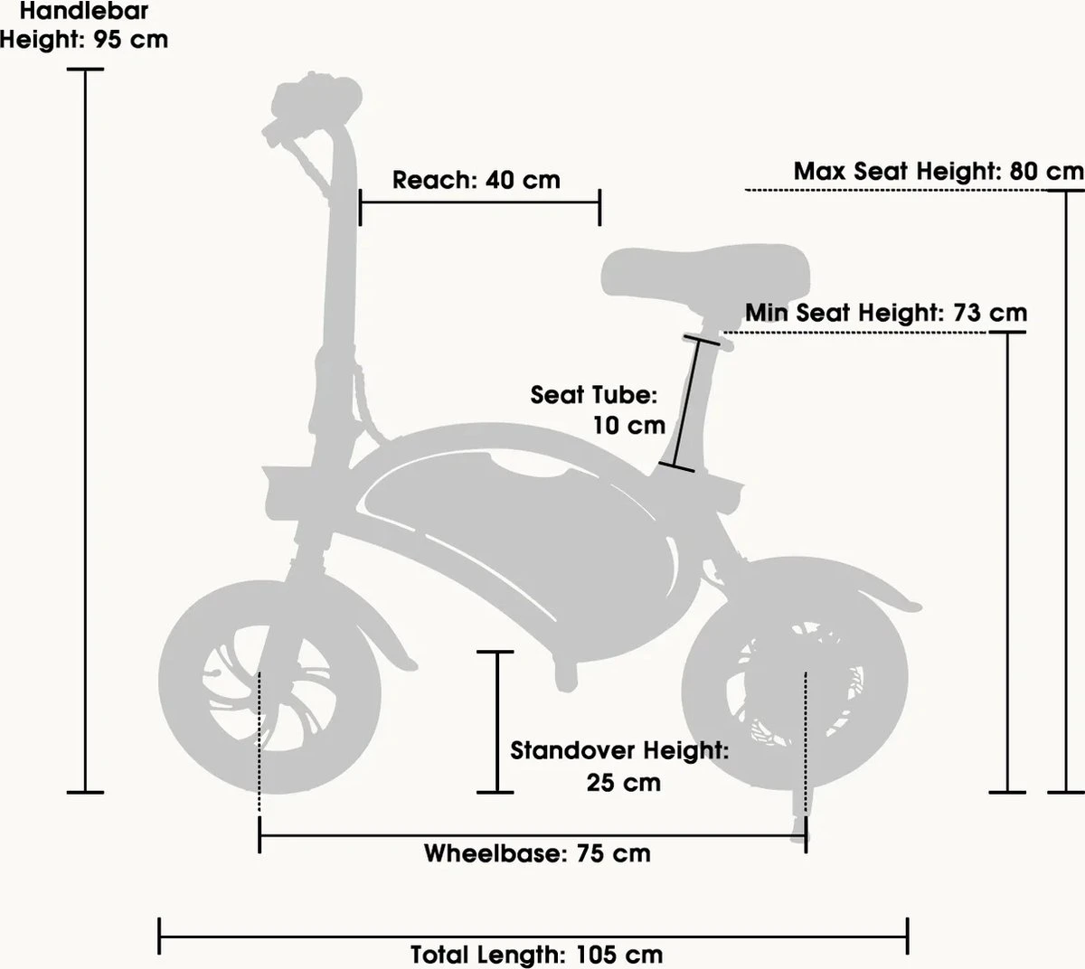 Windgoo - B3 Elektrische Long-Range E-Bike Met Trappers - E-bike - 25Km / H - Wit 10 Windgoo - B3 Elektrische Long-Range E-Bike Met Trappers - E-bike - 25Km / H - Wit - Afbeelding 8