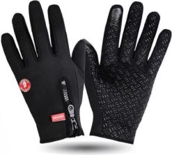 Merkloos Tech Fleece Handschoenen - Zwart - Maat M -Fietsuitrusting Winkel 1200x1082 1