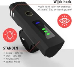 Trustic EVO | Fietsverlichting | Oplaadbaar | Fietslamp | Verschillende Standen | Licht Sensor | Waterbestendig | Set -Fietsuitrusting Winkel 1200x1082 2