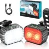 Inlustro Fietslamp Set - Voorlicht / Achterlicht - LED Fietslampjes Rood En Wit - Fietslicht Koplamp - Waterdicht - USB Oplaadbaar -Fietsuitrusting Winkel 1200x1092 6