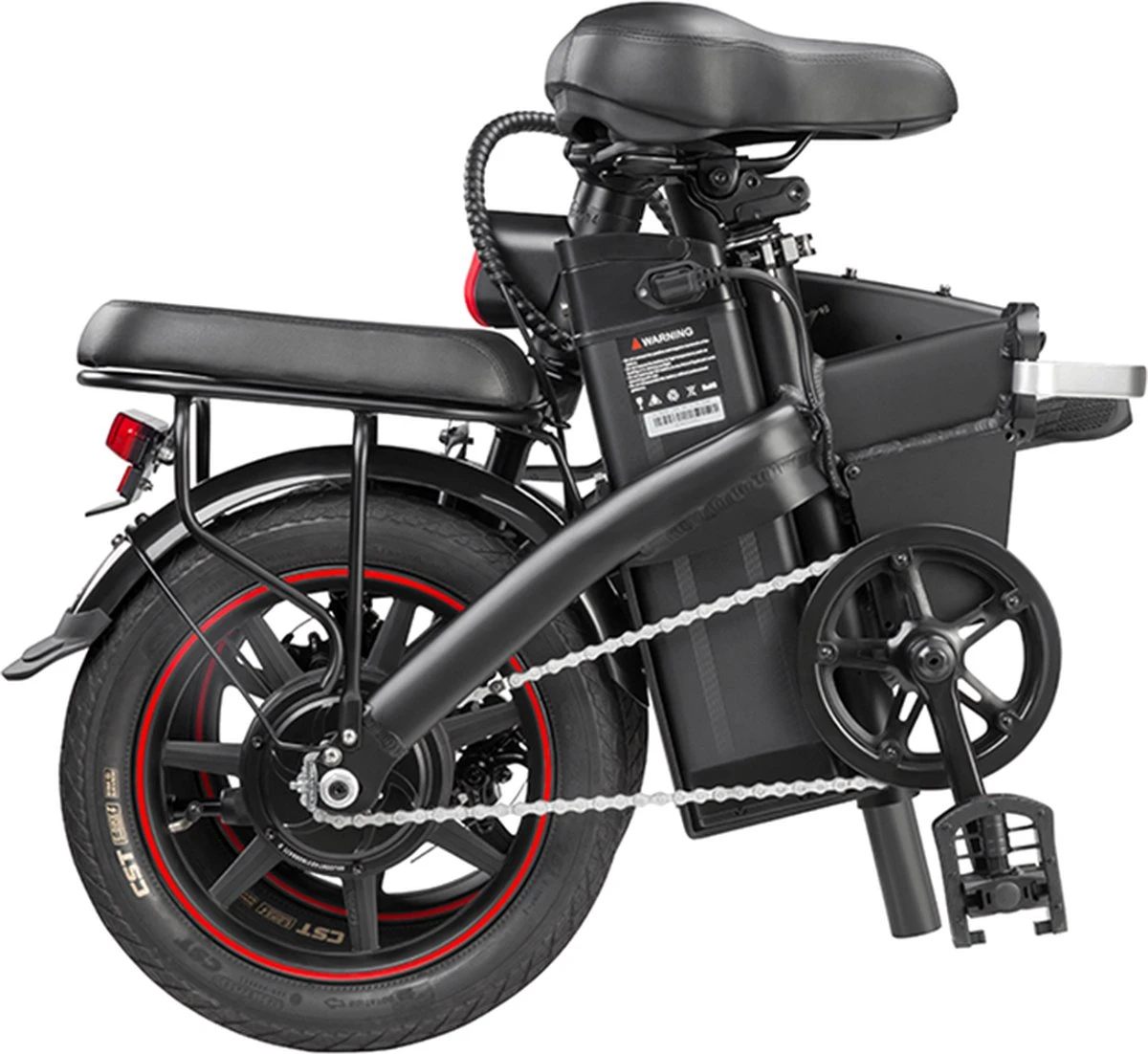 F-Wheel DYU A5 - Elektrische Vouwfiets - E Bike - 14 Inch - 7.5 Ah - 25km/u - Zwart 13 F-Wheel DYU A5 - Elektrische Vouwfiets - E Bike - 14 Inch - 7.5 Ah - 25km/u - Zwart - Afbeelding 11