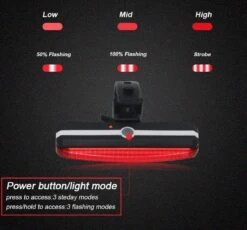 Merkloos LED Fiets Achterlicht USB Oplaadbare - Marktleider 110 Lumen Helderheid - IP65 Waterbestendig - Supersnel Installatie - Horizontaal Of Verticaal - Voor Zadel, Zadelpen Of Helm -Fietsuitrusting Winkel 1200x1117 3