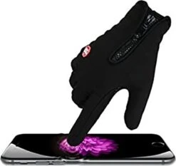 Fietshandschoenen Winter - Handschoenen - Sport Handschoenen Met Rits - Touchscreen Telefoon - Anti Slip Gloves - Heren / Dames - Maat S - Zwart - Kerst Cadeautje -Fietsuitrusting Winkel 1200x1130 2