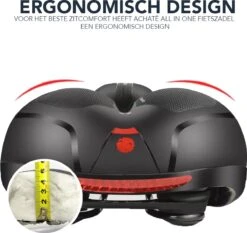 Achaté Fietszadel - Unisex - Extra Comfortabel - Ventilerend - Incl. Zadelhoes En Installatiemateriaal 13 Achaté Fietszadel - Unisex - Extra Comfortabel - Ventilerend - Incl. Zadelhoes En Installatiemateriaal -Fietsuitrusting Winkel 1200x1130 5