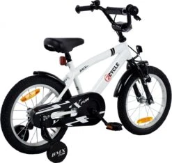 2Cycle BMX-Fun Kinderfiets - 16 Inch - Wit - Jongensfiets -Fietsuitrusting Winkel 1200x1135