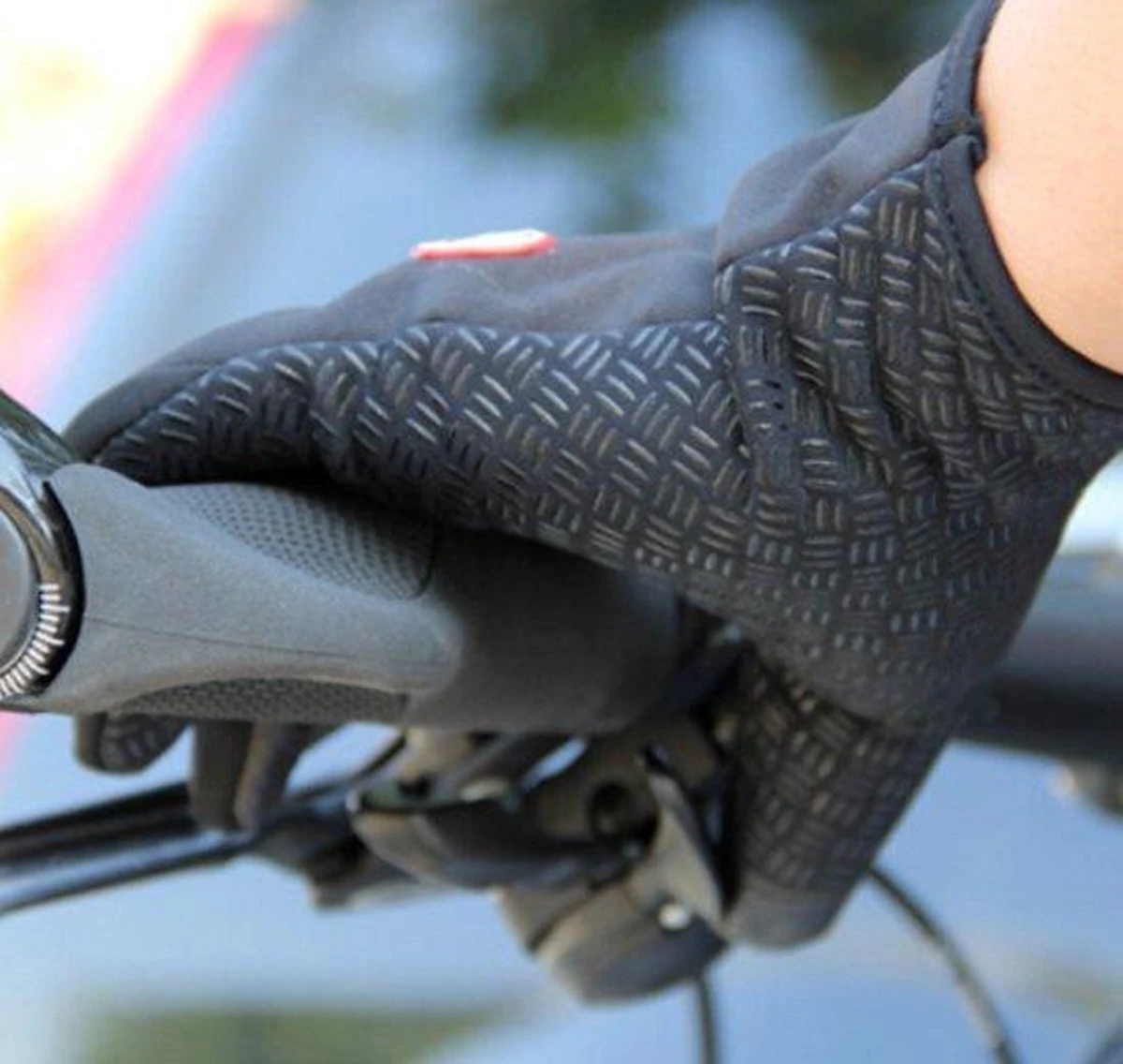 Merkloos Sitna Neopreen Fietshandschoenen Unisex - Zwart - Maat XL 9 Merkloos Sitna Neopreen Fietshandschoenen Unisex - Zwart - Maat XL - Afbeelding 7