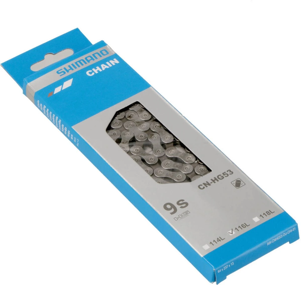Ketting 9 Speed Shimano HG53 Deore/LX/Tiagra - 116 Schakels Bulc 11 Ketting 9 Speed Shimano HG53 Deore/LX/Tiagra - 116 Schakels Bulc - Afbeelding 9