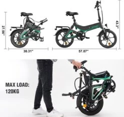 HITWAY Elektrische Fiets - Opvouwbare E-bike - 16 Inch-250W-2023 Model 18 HITWAY Elektrische Fiets - Opvouwbare E-bike - 16 Inch-250W-2023 Model -Fietsuitrusting Winkel 1200x1138 3